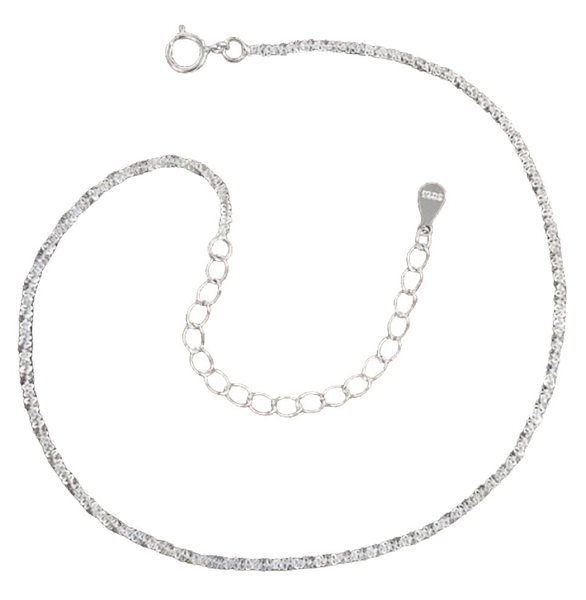 S925 Sterling Silver Sparkling Bracelet/Anklet