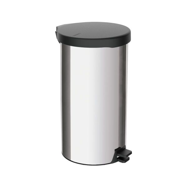Tramontina New 20 Litre Stainless Steel Pedal Trash Can with Polished Finish