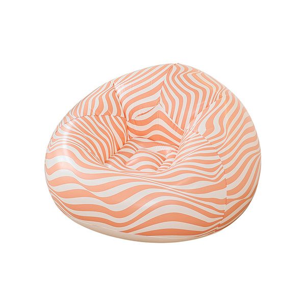 Stripe 3D Air Sofa Inflatable Lazy Sofa Chair