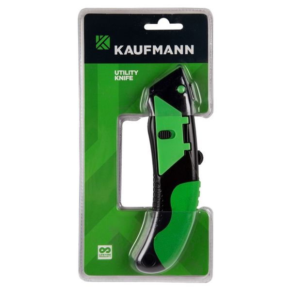 Kaufmann - Utility Knife - Heavy Duty - W/Blades - 2 Pack