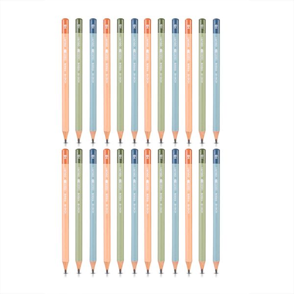 Deli Graphite Pencil HB 12 pcs, 2 packs