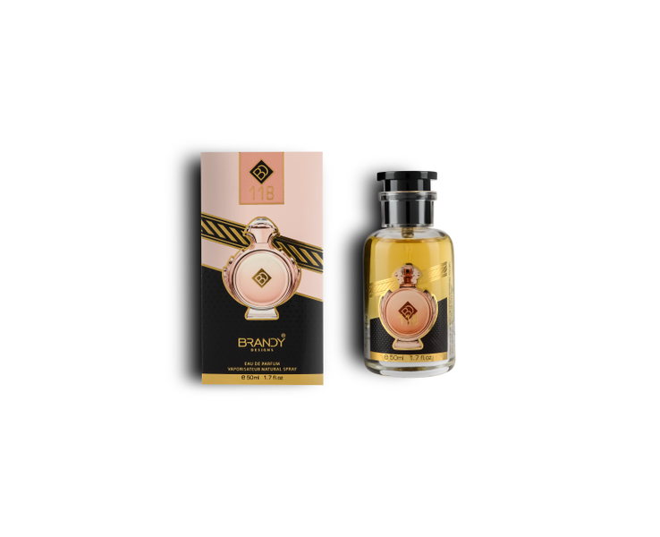 Brandy 118 Eau de Parfum 50ml - Salty Vanilla &amp; Jasmine Feminine Fragrance