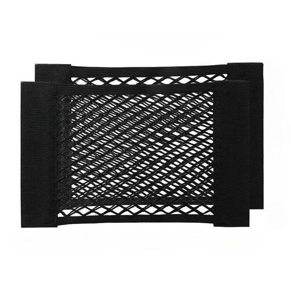 2-Pack Heavy-Duty Trunk Nets - Elastic Cargo Organiser for Cars and Bakkies