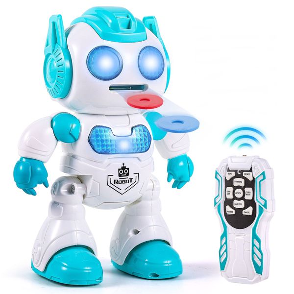 Kids Moving, Dancing and Play Flying Disc Robot Toy