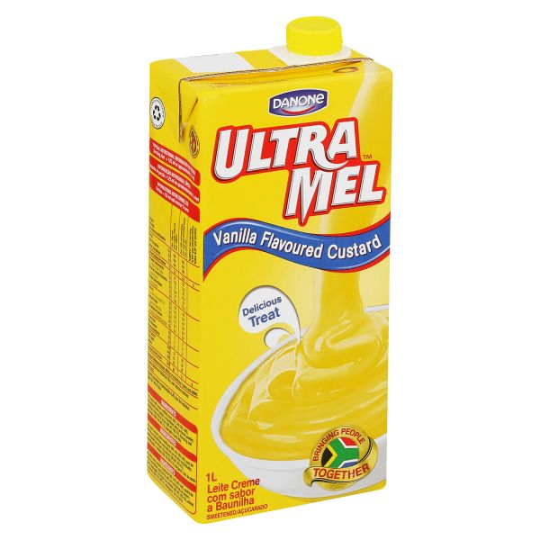 Ultra Mel Custard Vanilla 1L Carton