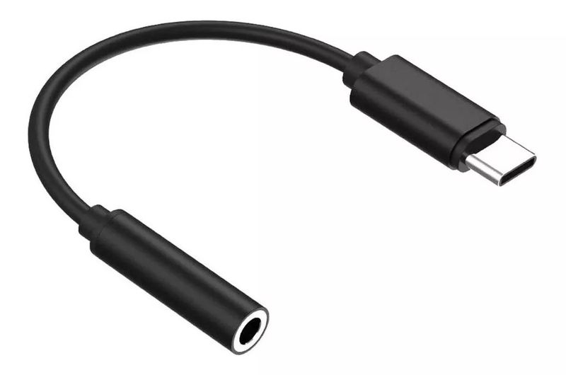 Type-C To 3.5mm Audio Adapter Headphone &amp; Mic Support Hi-Fi Sound Adapter
