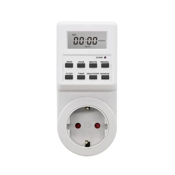 Smart Standard Small Screen Digital AC Plug In Watt Power Energy Meter
