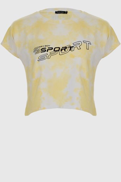 Sissyboy Sport: Tie Dye Logo Crop Top