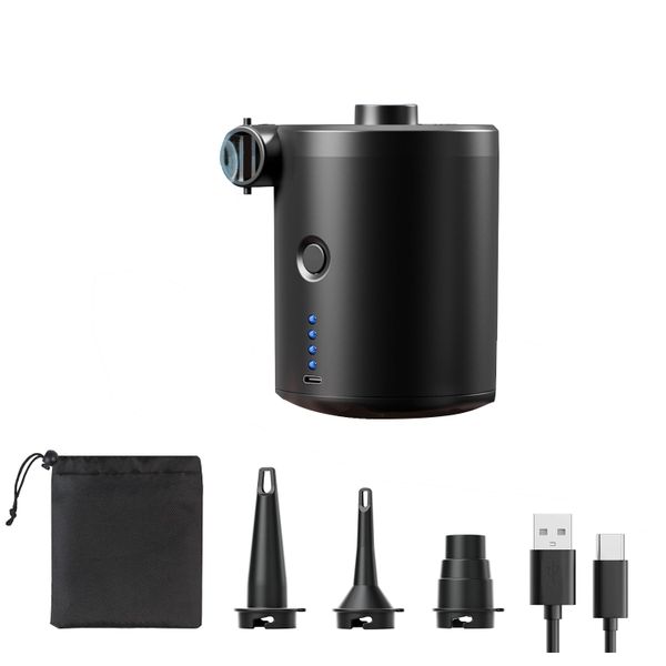 Electric Air Pump - Portable Rechargeable Inflator for Inflatables