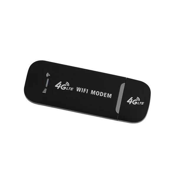 3-in-1 LTE/4G Portable USB Modem with Wi-Fi Hotspot By (GC) Black