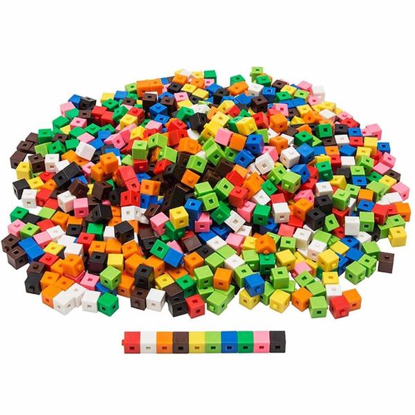 EDX Education 1cm Interlocking Cubes - 1000 Pieces