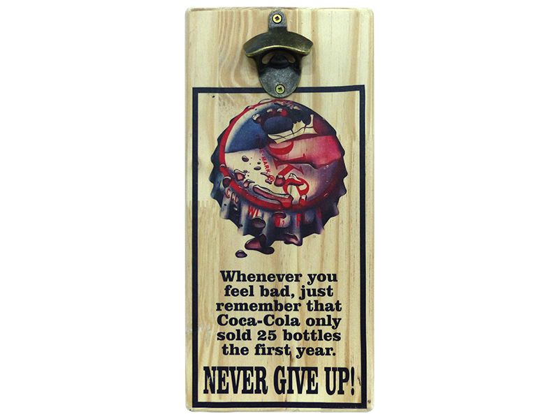 Baytiques - Whenever Failed Bottle Opener Wall - 36x17