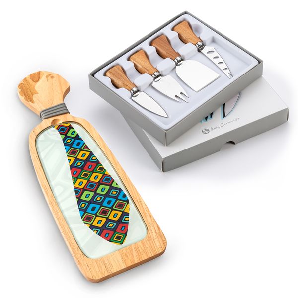 The "Be Served In Luxury" Le Quartet Cheese &amp; Board Serving Set