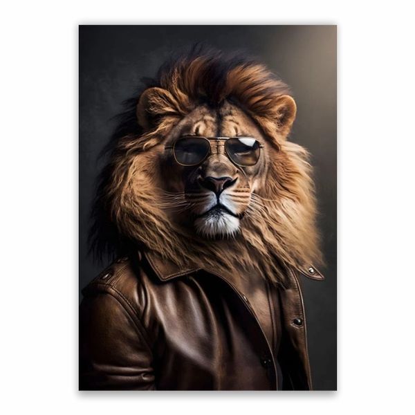 Lion Sunglasses Poster - A1