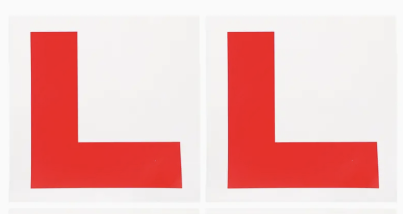 2 PCS Self-Adhesive L Stickers - Easy Apply