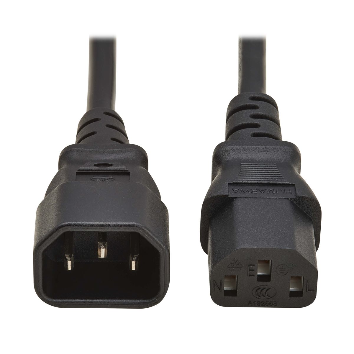 C13 to C14 HeavyDuty Power Extension Cord 2m (Desktops, Kettles
