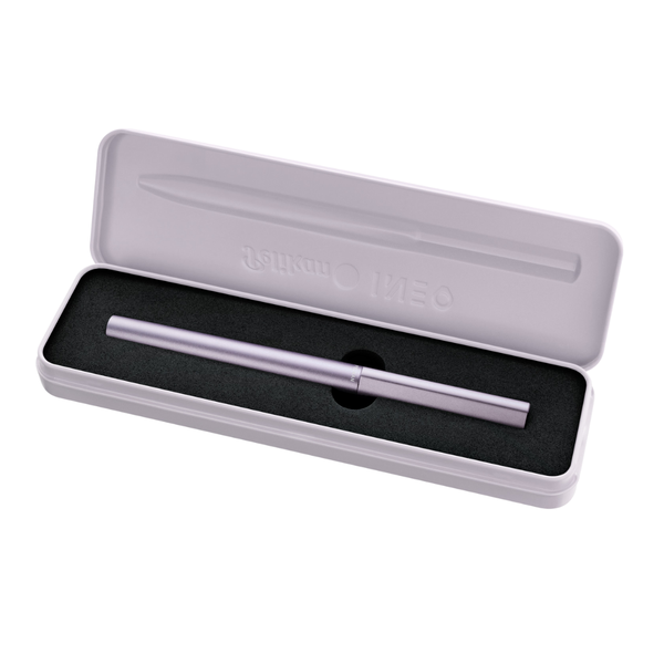 Pelikan INEO Blue Ink Fountain Pen, Lavender, M-Nib, Refillable, Gift Box