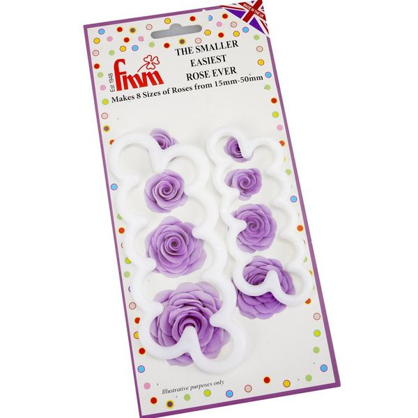 Cutter- Smaller Easiest Rose Ever Fondant Icing Tool For Cake Decoration