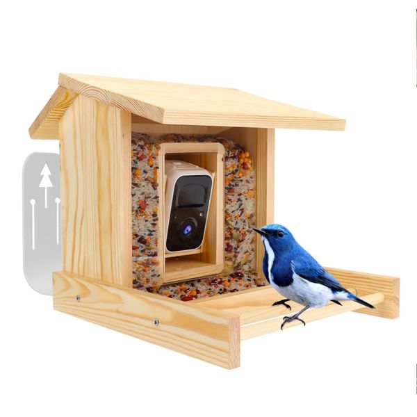 Smart Bird Feeder with Camera, Log 1080P HD Camera Bird Feeder