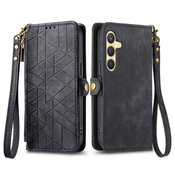 Flip Phone Cases Compatible With Samsung Galaxy S24 Ultra Leather Cover