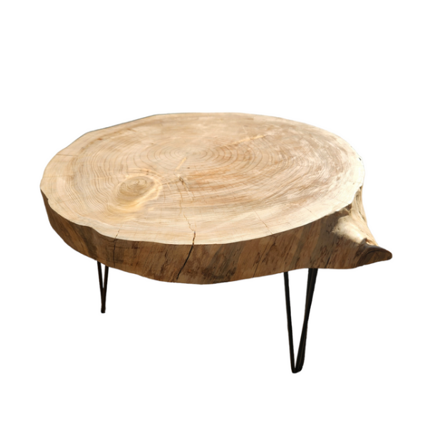 Live Edge Cedar Wood Round Coffee Table | Shop Today. Get it Tomorrow ...