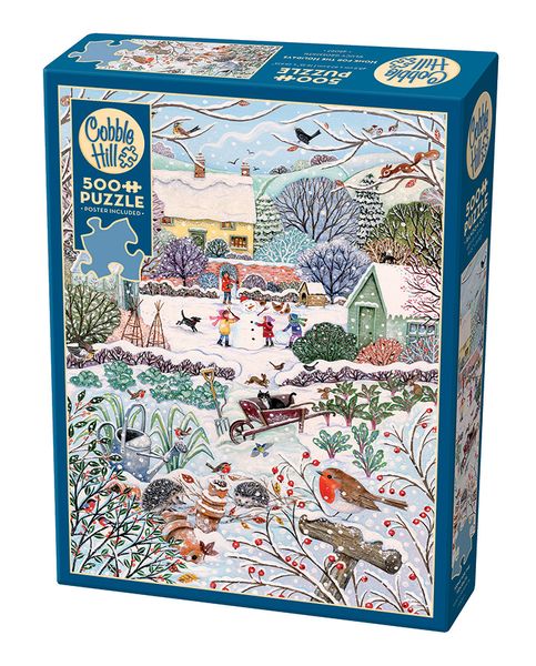 Cobble Hill Winter Holidays 500 Piece Puzzle