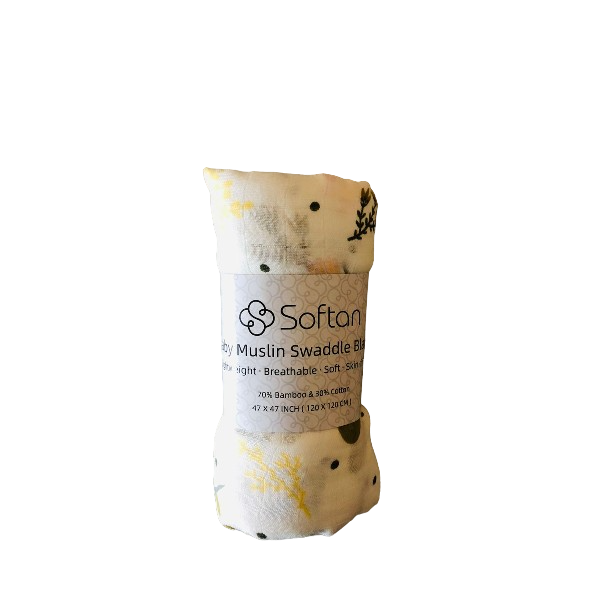 1 Piece Baby Muslin Swaddle Blanket