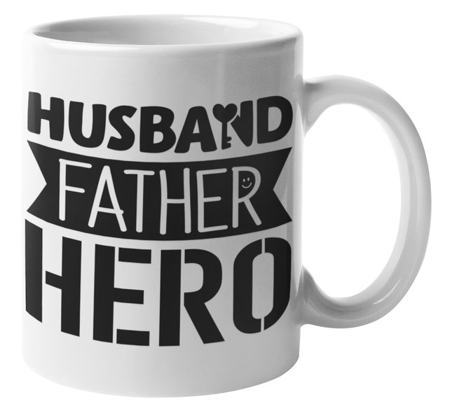MugMania -Husband, Father, Hero Coffee Mug