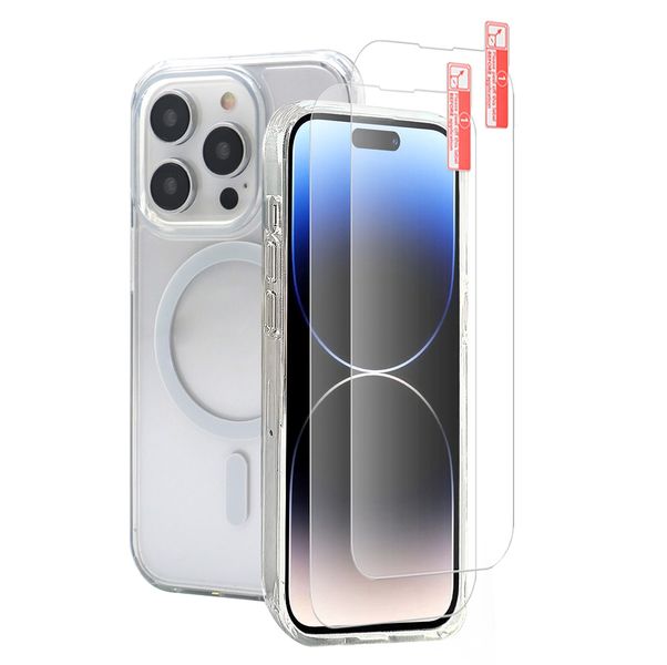 EGS iPhone 15 Series Magsafe Case with 2 Screen Protectors