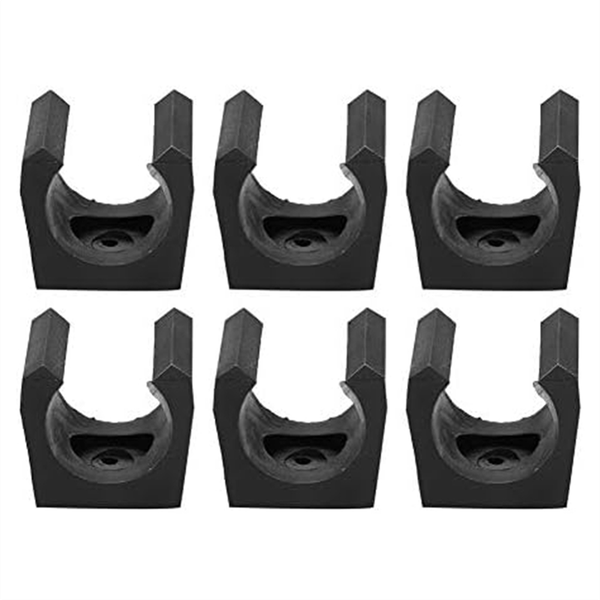 Pool Cue Clamp Set Of 6 Plastic Billiard Single Stand