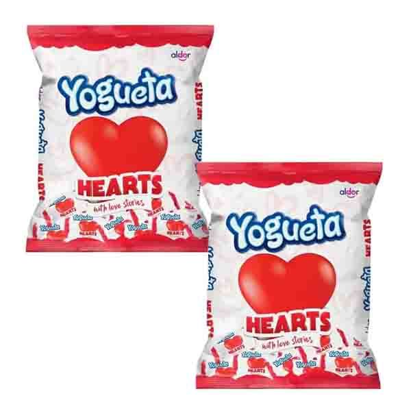 Yogueta Hearts With Love Stories - 2 x 50 Pieces