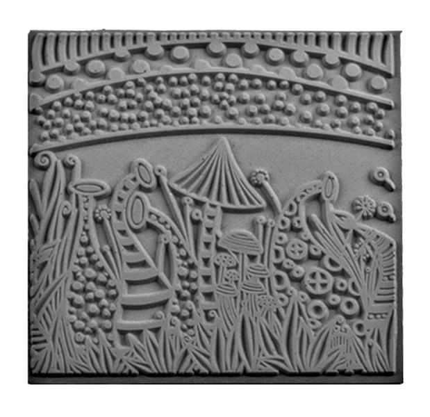 Cernit Texture Plate-9x9cm - Nature