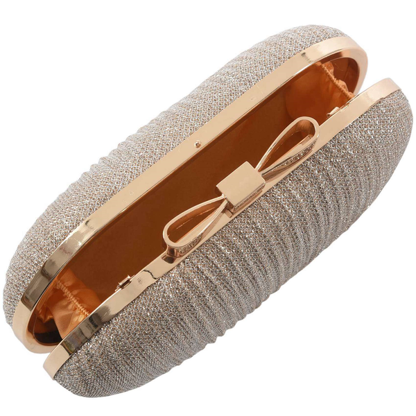 Golden Evening Clutch Bag Women Bags Wedding Shiny Handbags
