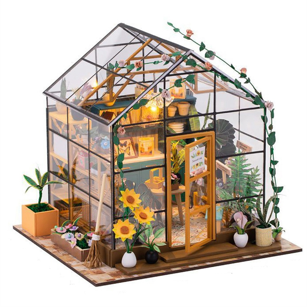 Cottage Kit Mini Diy Flower House 3D Puzzle Assembly Building