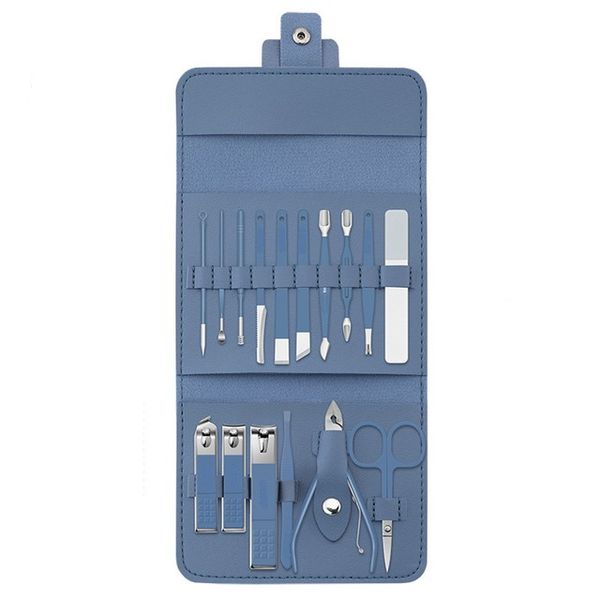 Manicure Set 16 in 1 Stainless Steel Nail Clipper Kit