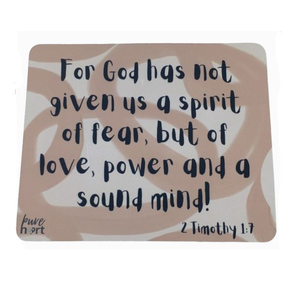 Mouse pad - Christian Biblical - Sound Mind 2 Timothy 1