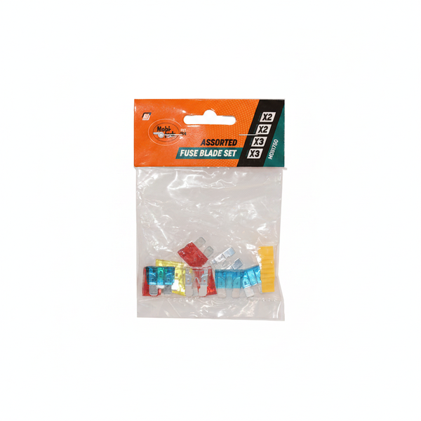 Mobi-Jack 10 Piece Assorted Automotive Blade Fuse Set