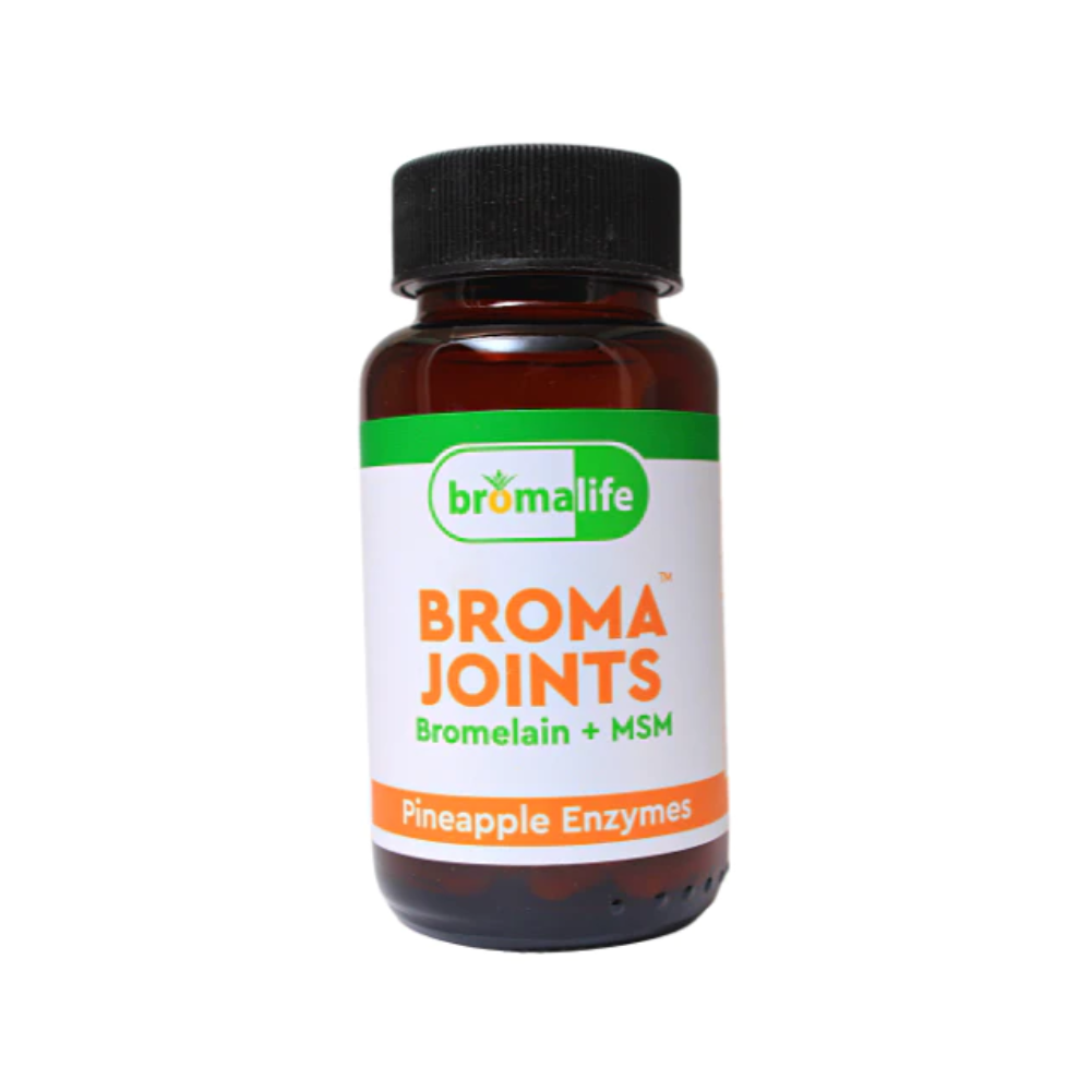 Broma Joints Bromelain + MSM Pineapple Enzyme 60 Veg Capsules Shop