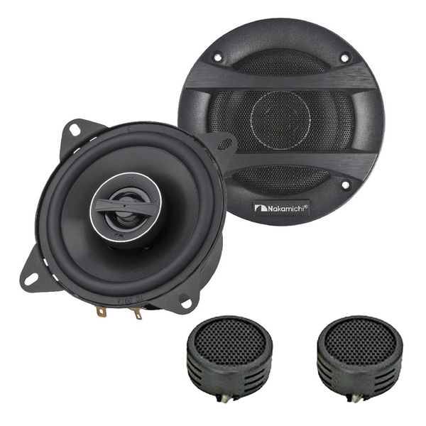 Nakamichi NSE1058 4" 260 Watts 2-Way Coaxial Speakers &amp; Evo Tweeters