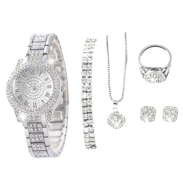 Sparkling Silver Elegance Jewelry Set