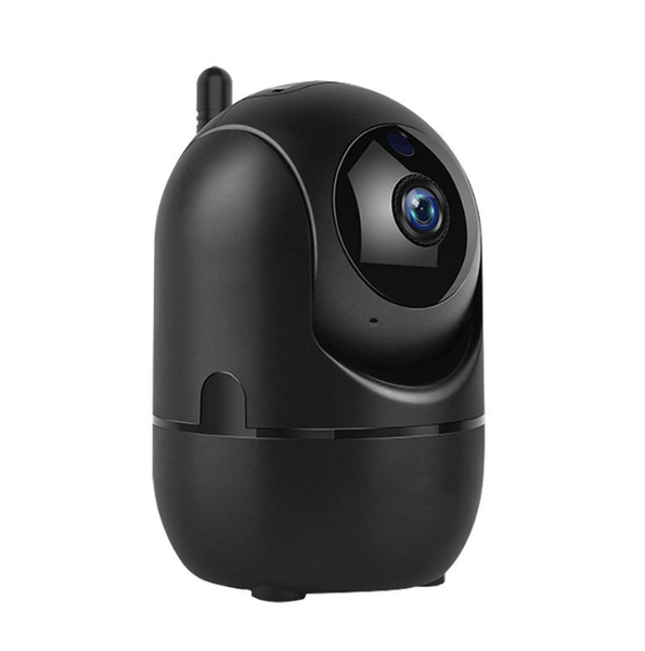 Security Camera, Night Vision, Black, Dual-Band Wi-Fi, Two-Way Audio