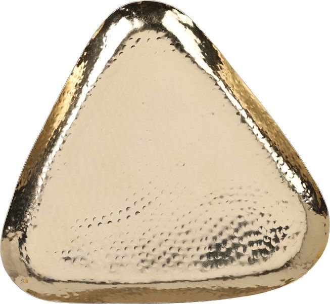 Steel Decorative Triangular Tray 26.5x25cm
