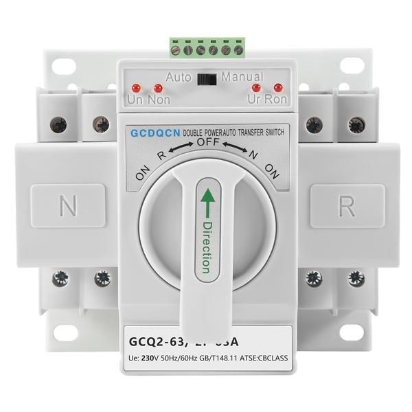 Dual Power Automatic Transfer Switch 2P63A Switch Gear Switch