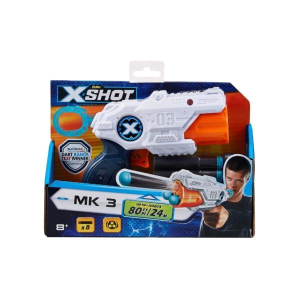 Zuru Xshot Mk3 W 8pc Foam Darts