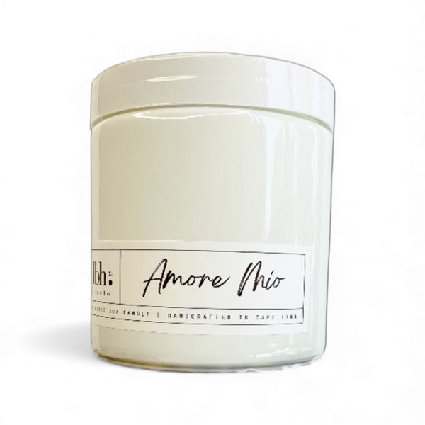 Amore Mio - Peony &amp; Blush Suede Double Wick Soy Candle 770g