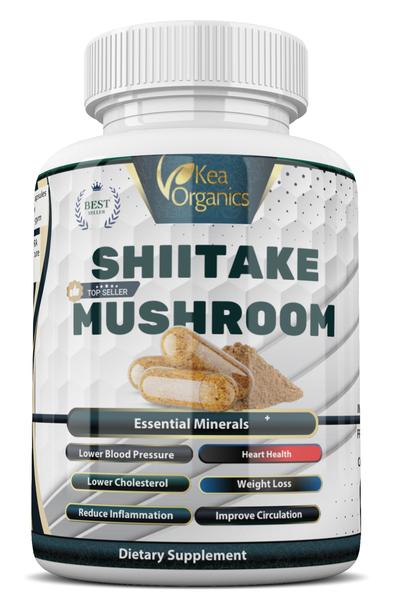 Kea Organics - SHIITAKE MUSHROOMS - 60 Veggie Capsules