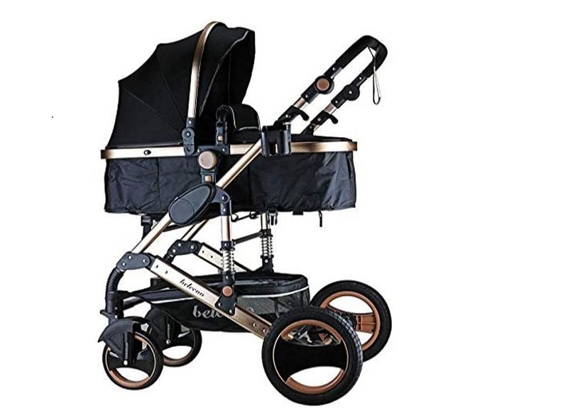 Belecoo Baby Stroller 2 in 1 -Black