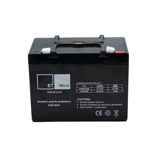 ET Nice 24V 5Ah Rechargeable SLA for Drive 1000 Gate Motor