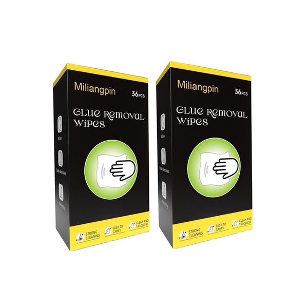 72 Packs of Adhesive Removal Wet Wipes, Adhesive Stain Cleaning Wipes