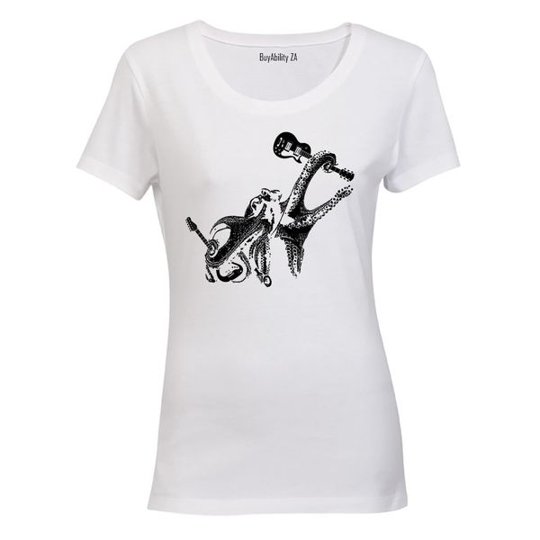 Guitar Octopus - Ladies - T-Shirt